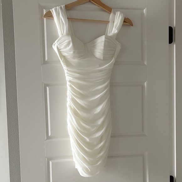 Windsor white bodycon mini dress size small EUC - Picture 2 of 12